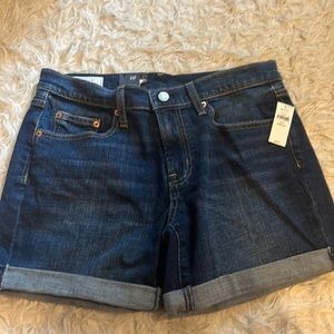 Never worn Dark Blue Denim Shorts